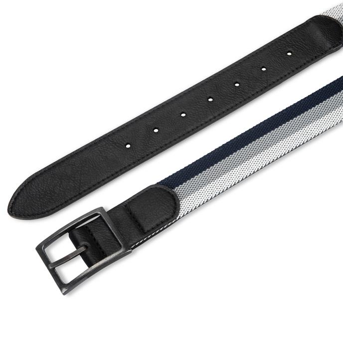 totes® Mens Stripe Reversible Belt Multi Extra Image 2